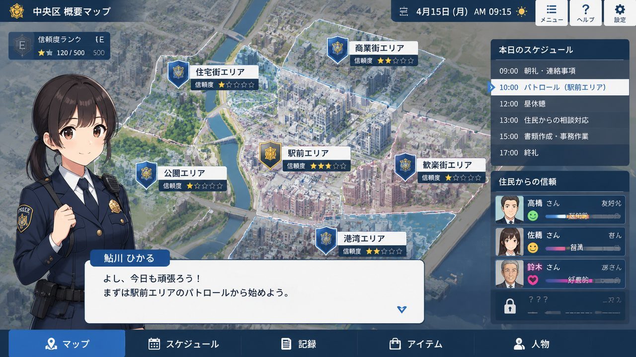 极道无赖EX 女警鮎川光 角色成长 画面 8
