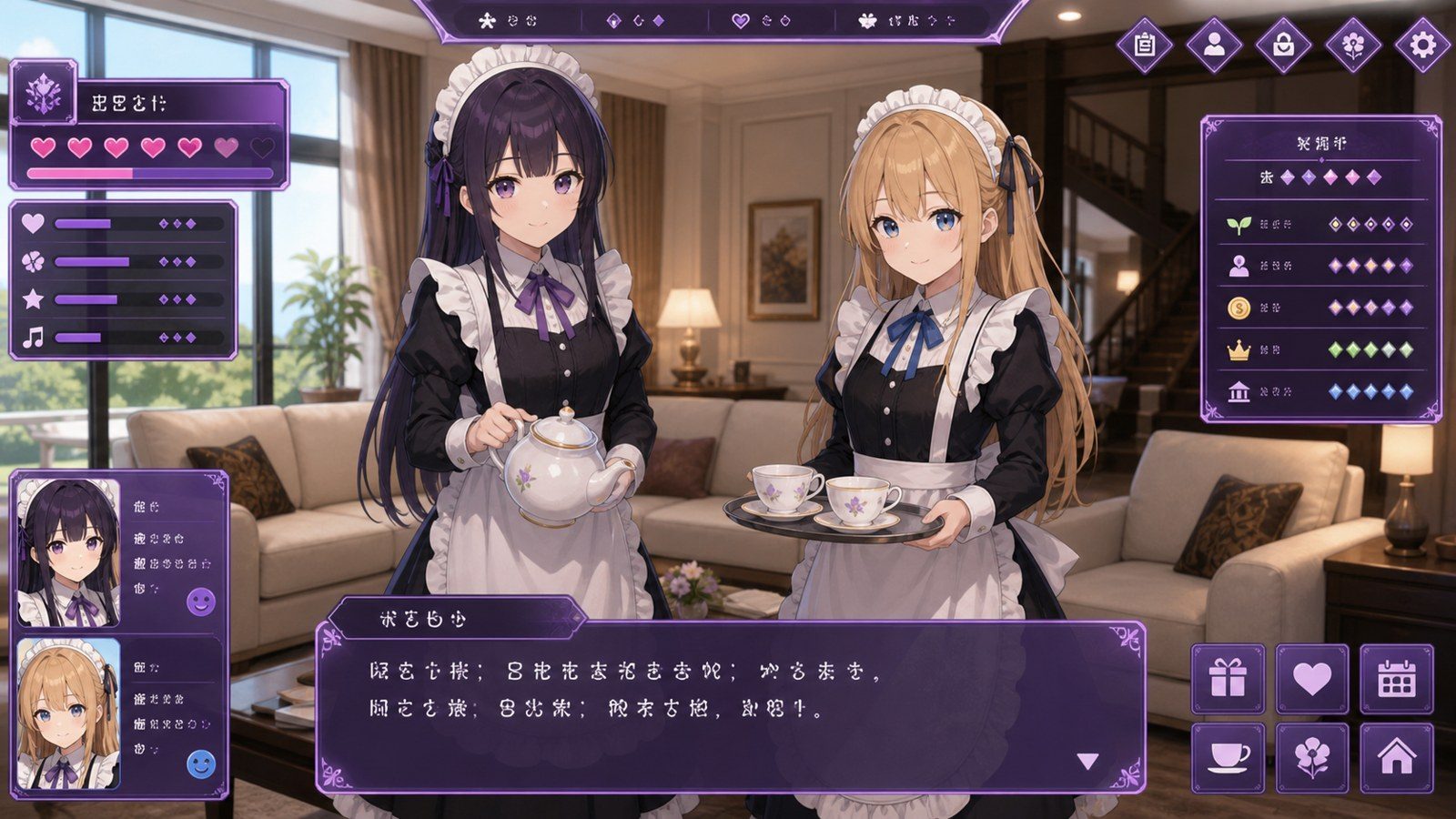 姊妹的侍奉 操作界面 内容截图 2